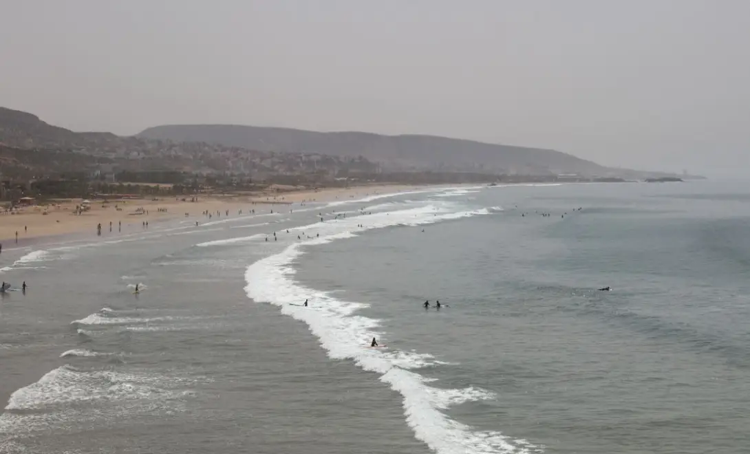 Plage Taghazout D'Agadir